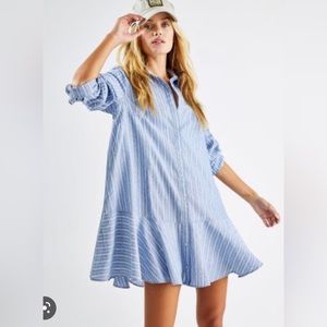 Free People Shirt Dress - NWT